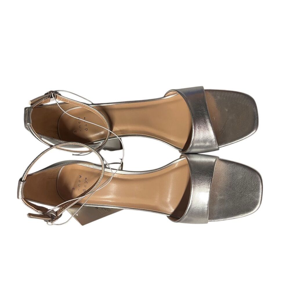 a new day Metallic Silver Heels - Picture 4 of 5